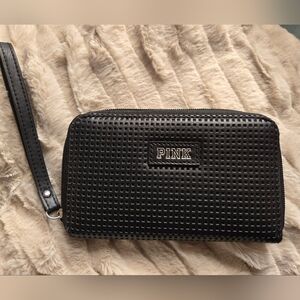 PINK By Victorias Secret Black Wristlet Wallet